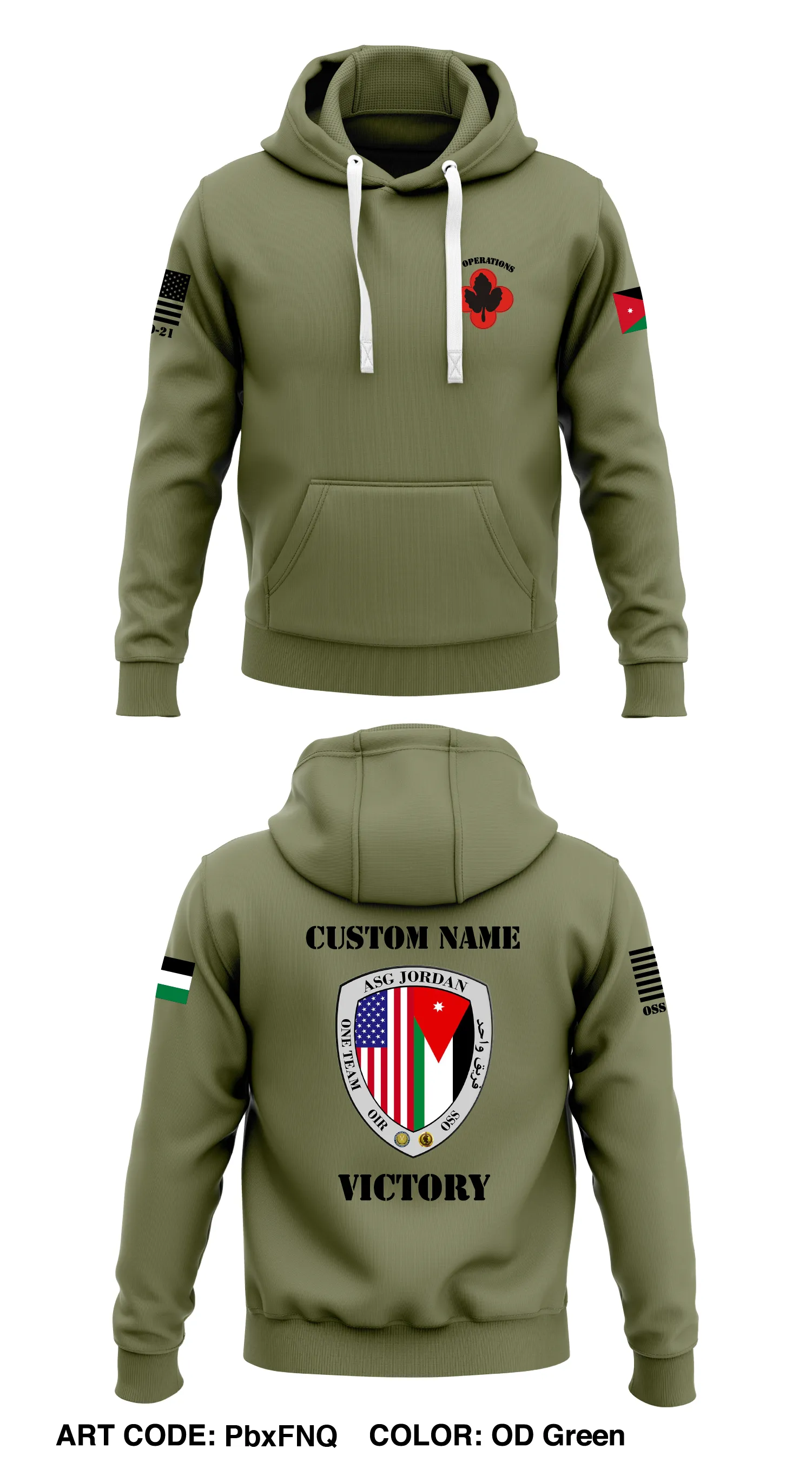 143 RSG BDE Store 1  Core Men's Hooded Performance Sweatshirt - PbxFNQ