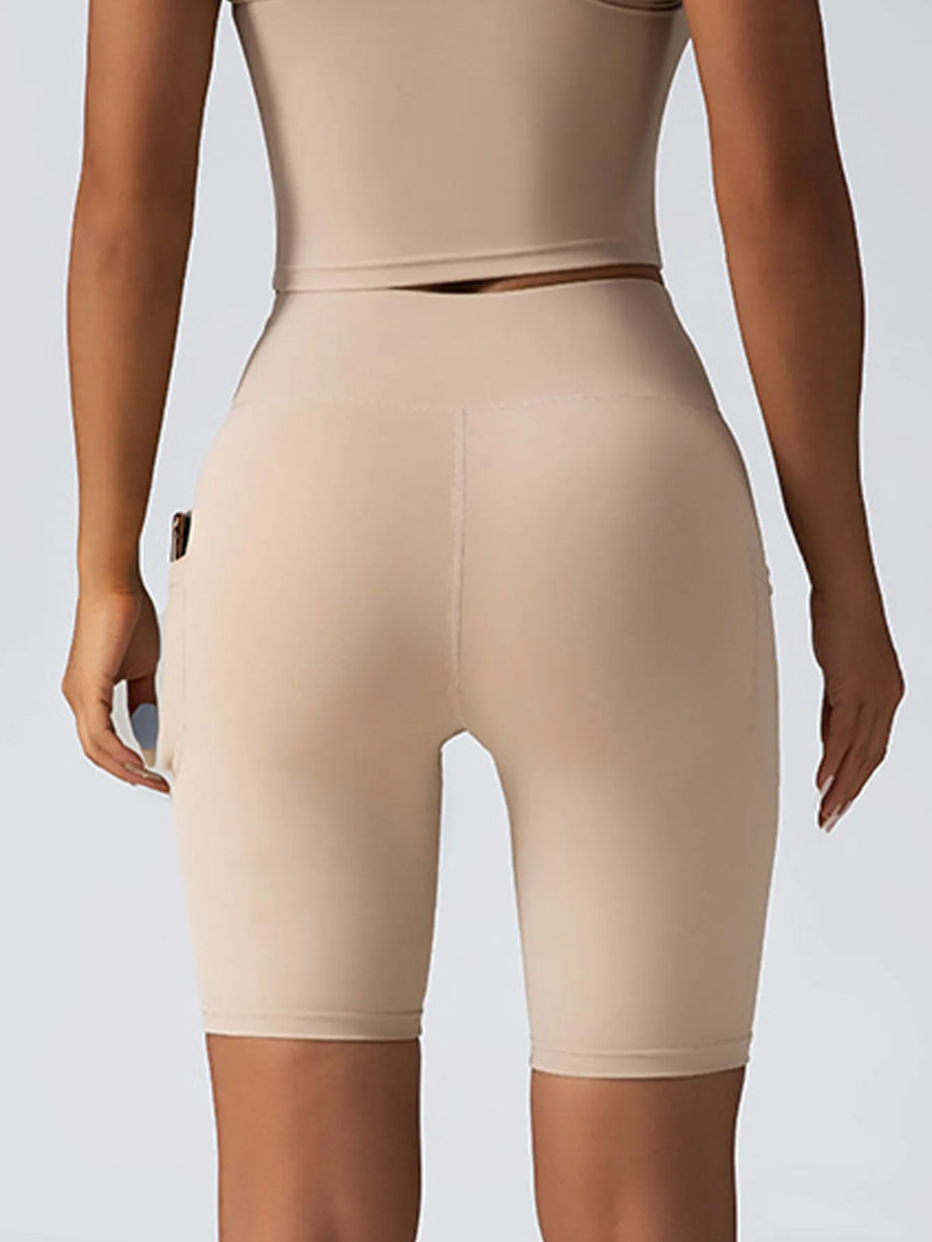 2-Pack High Waist Biker Shorts for Women – Workout & Yoga Shorts with Pockets, Soft Running Summer Pants