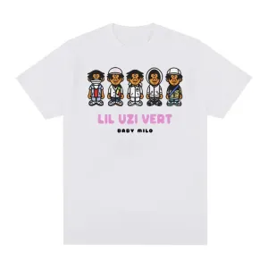 2024 Lil Uzi Vert Graphic Tee Men's Cotton Streetwear