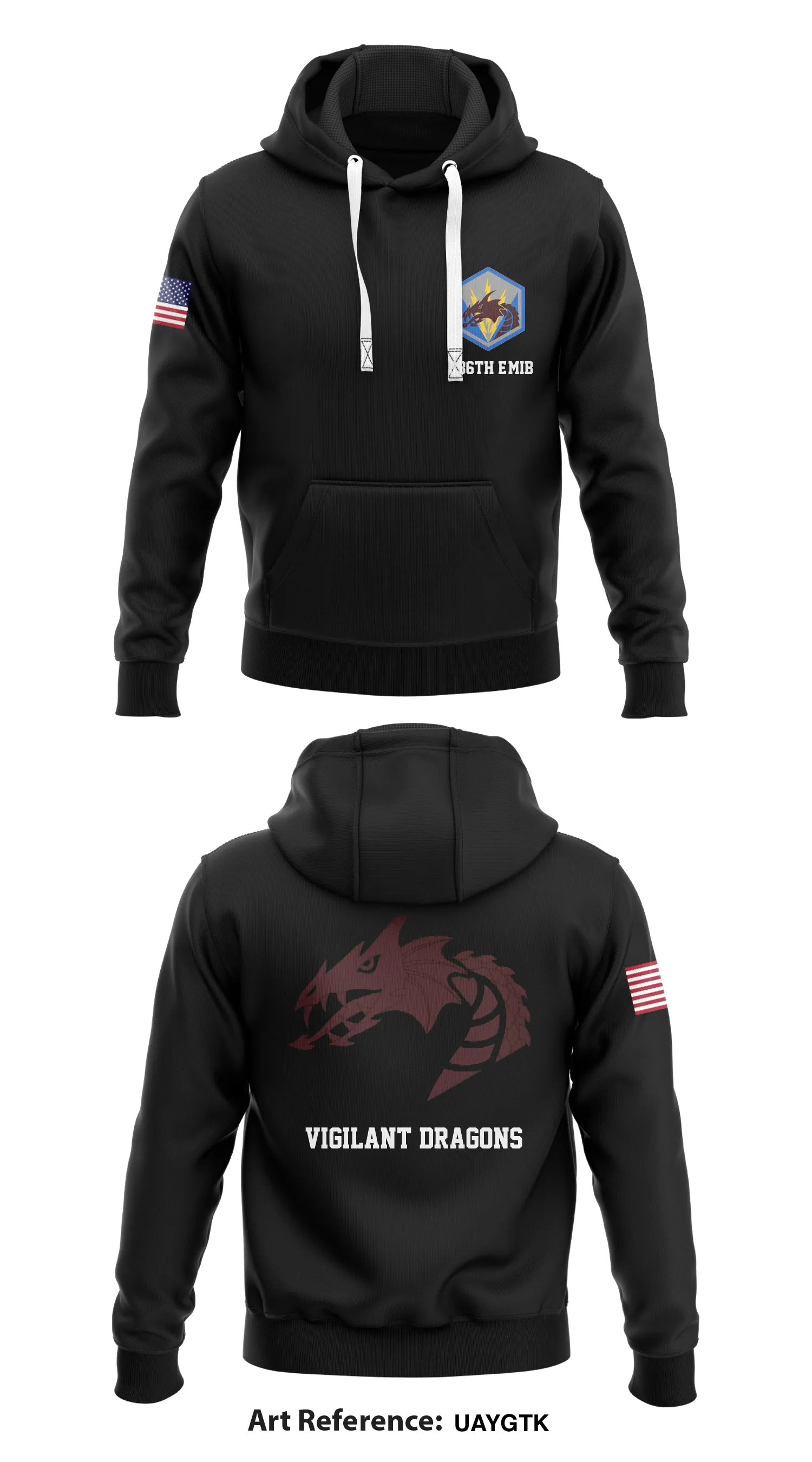 336TH E-MIB Store 1  Core Men's Hooded Performance Sweatshirt - uaYGtk
