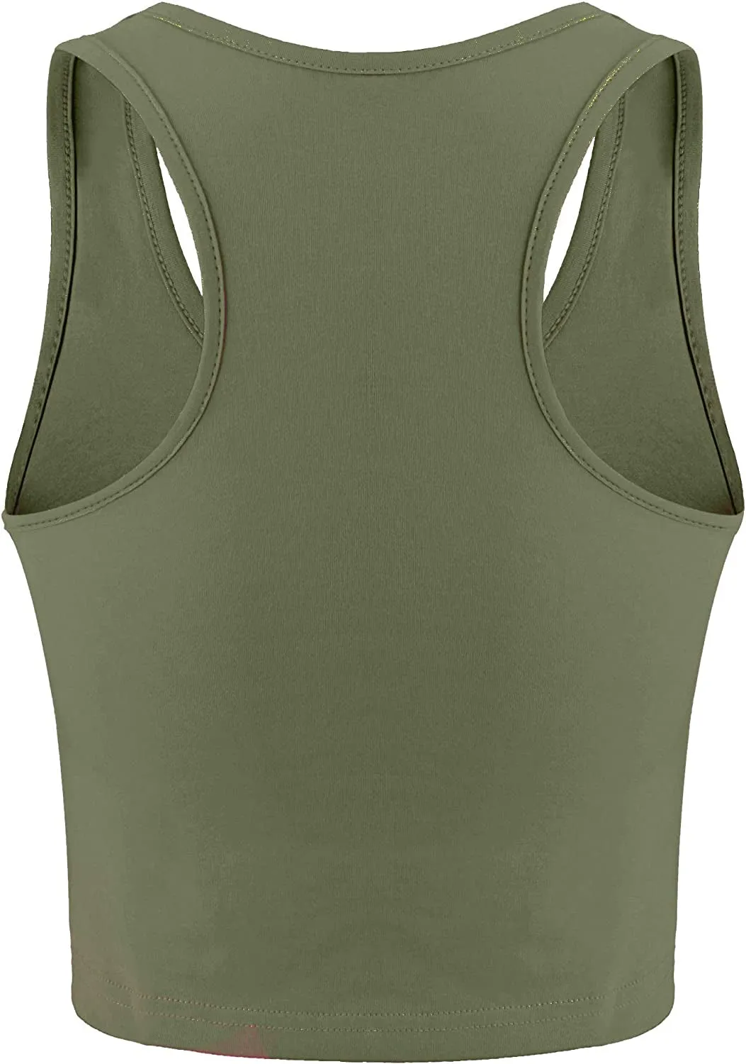 4-Piece Basic Workout Crop Tank Tops