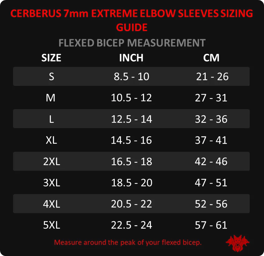7mm EXTREME Elbow Sleeves