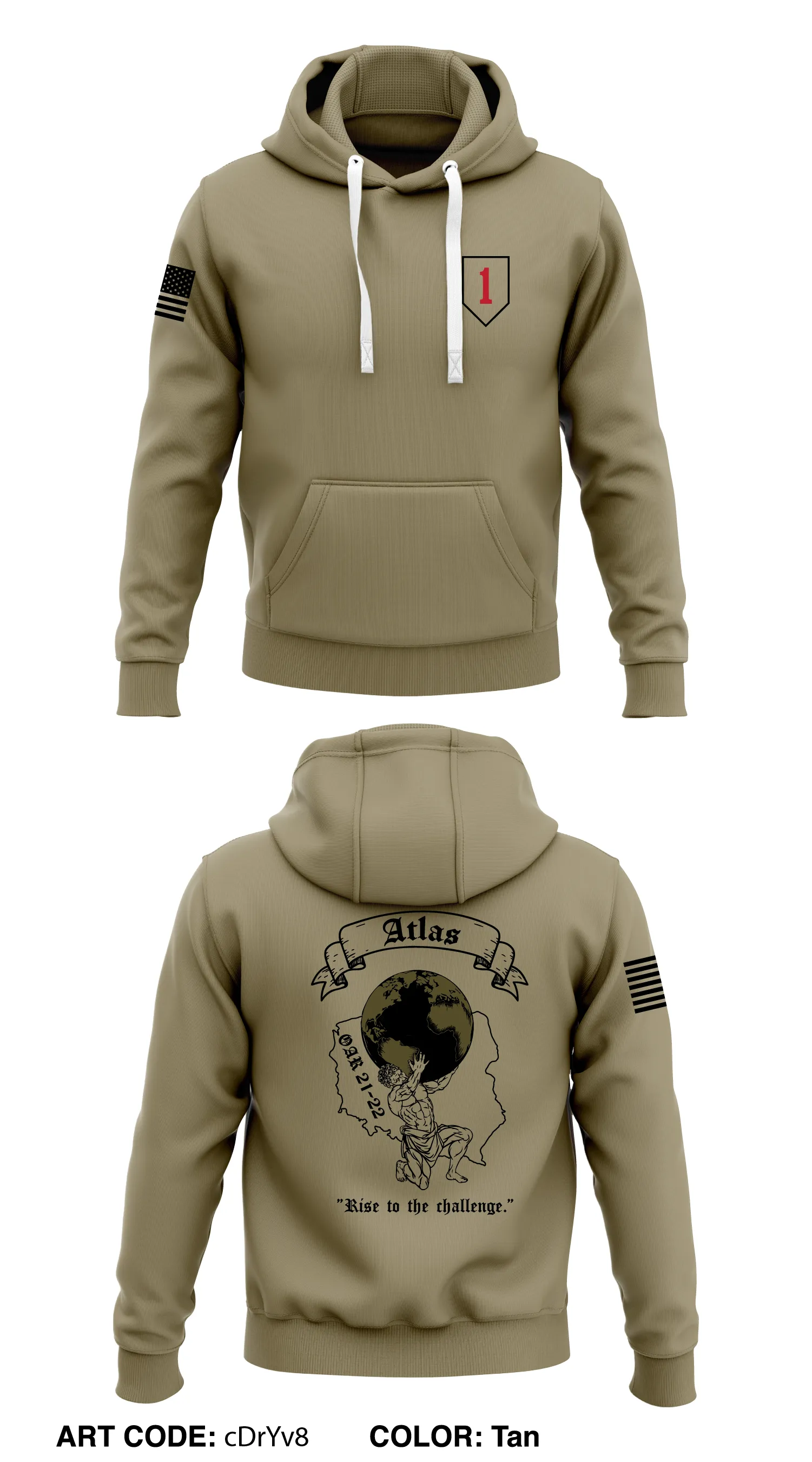 A Co, 11 BSB, 1 ABCT Store 1  Core Men's Hooded Performance Sweatshirt - cDrYv8