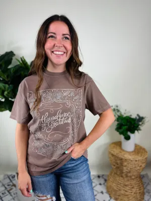 Abundance & Gratitude Graphic Tee