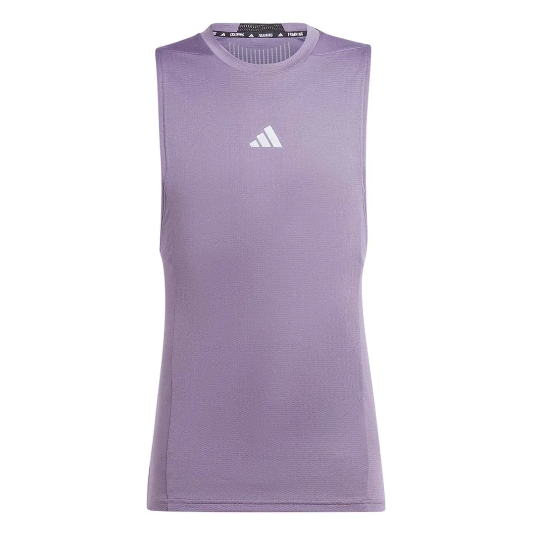 adidas Men Designed for Training Workout HEAT.RDY Tank Top | IS3711