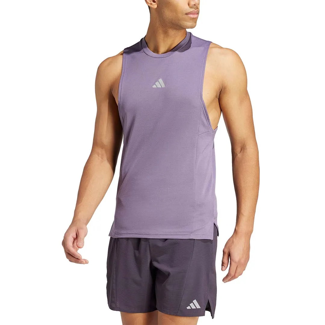 adidas Men Designed for Training Workout HEAT.RDY Tank Top | IS3711