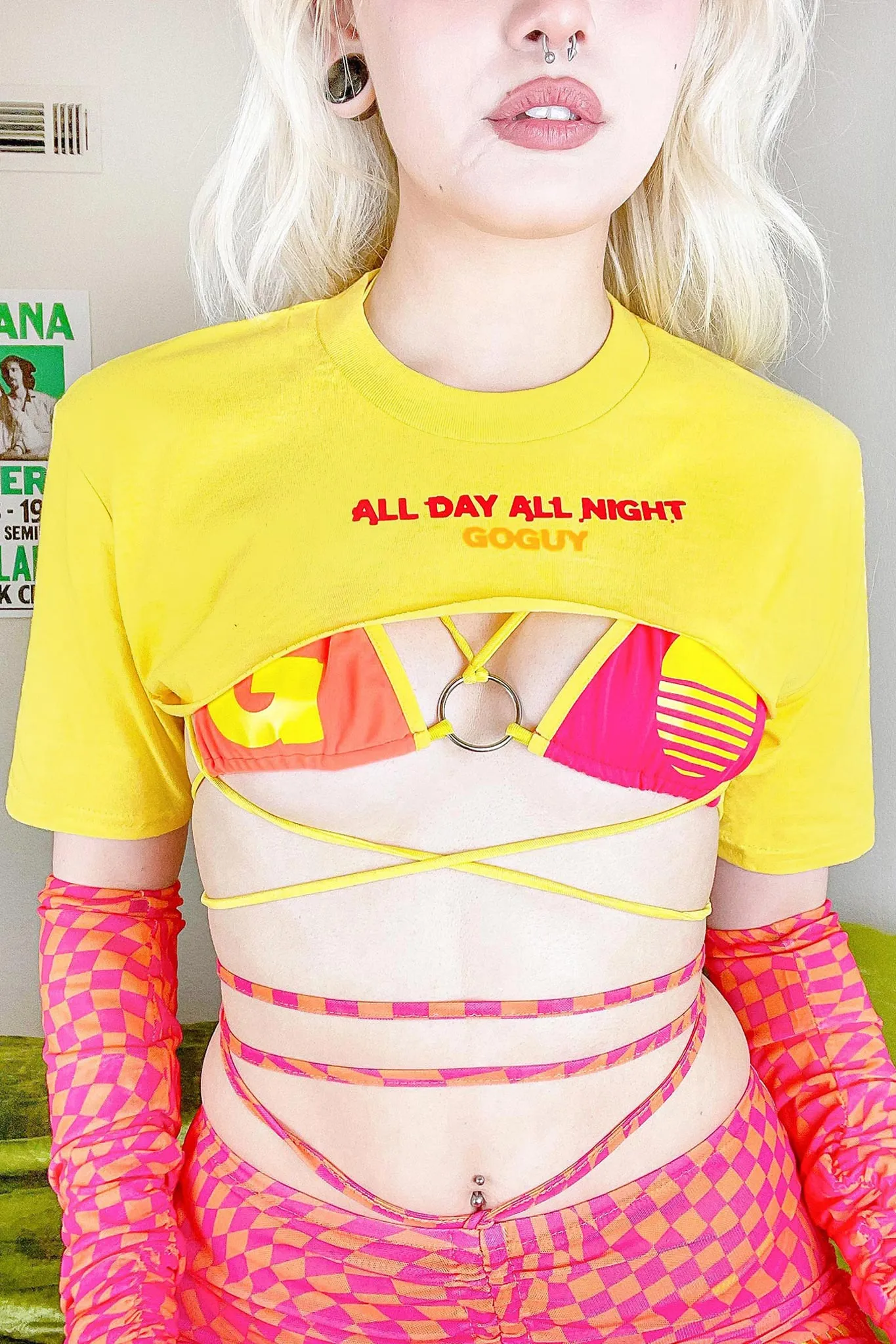 All Day All Night Super Crop Tee