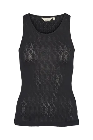 Ana Tank GOTS - Black