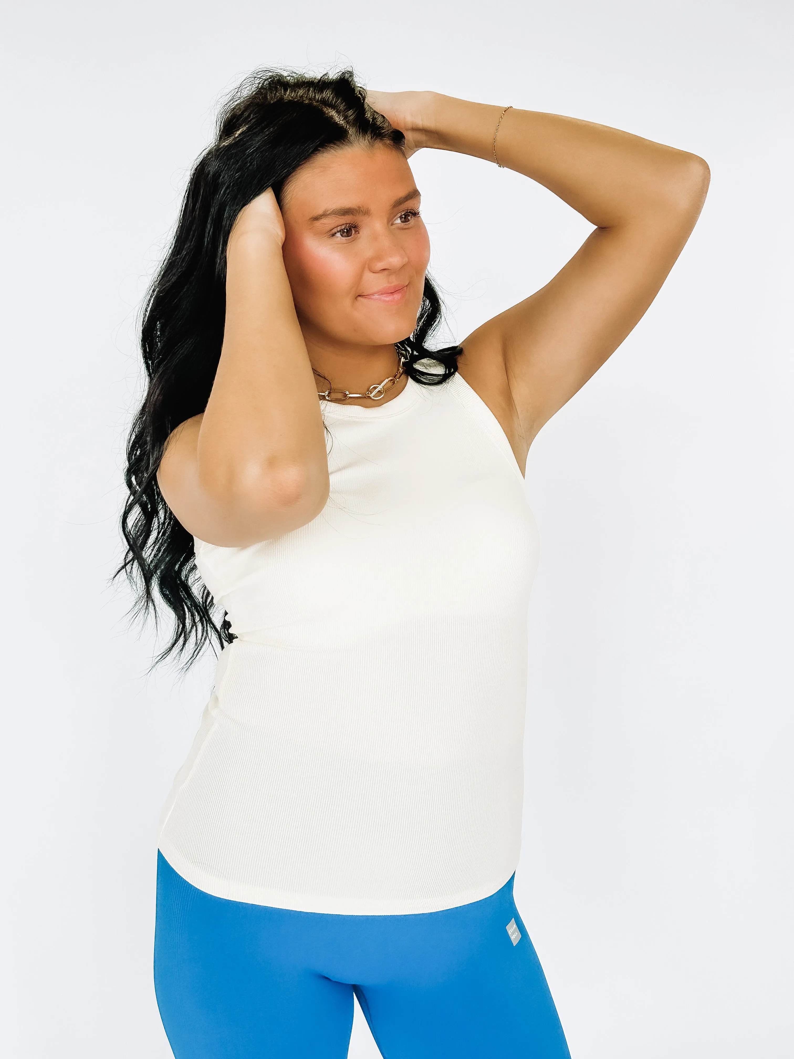 Anastasia Micro-Ribbed Tank Top