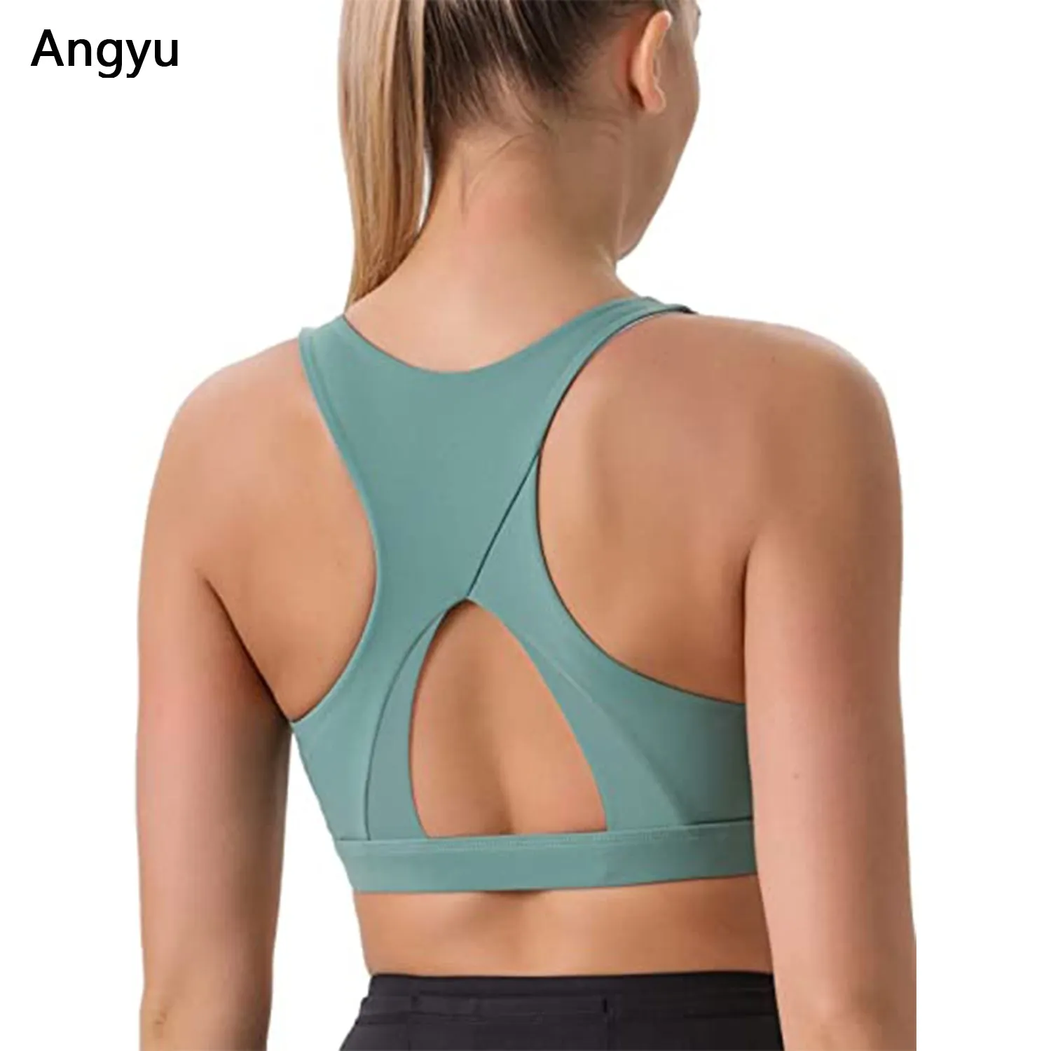 Angyu High Impact Large Bust Padded Sports Bra