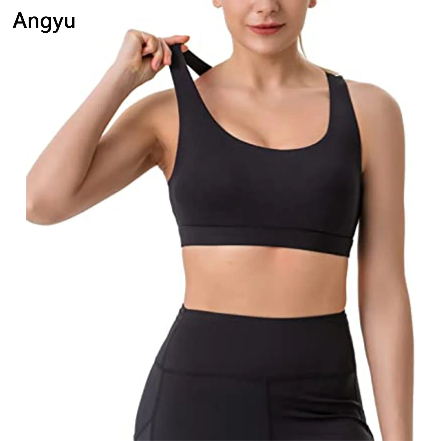 Angyu High Impact Large Bust Padded Sports Bra