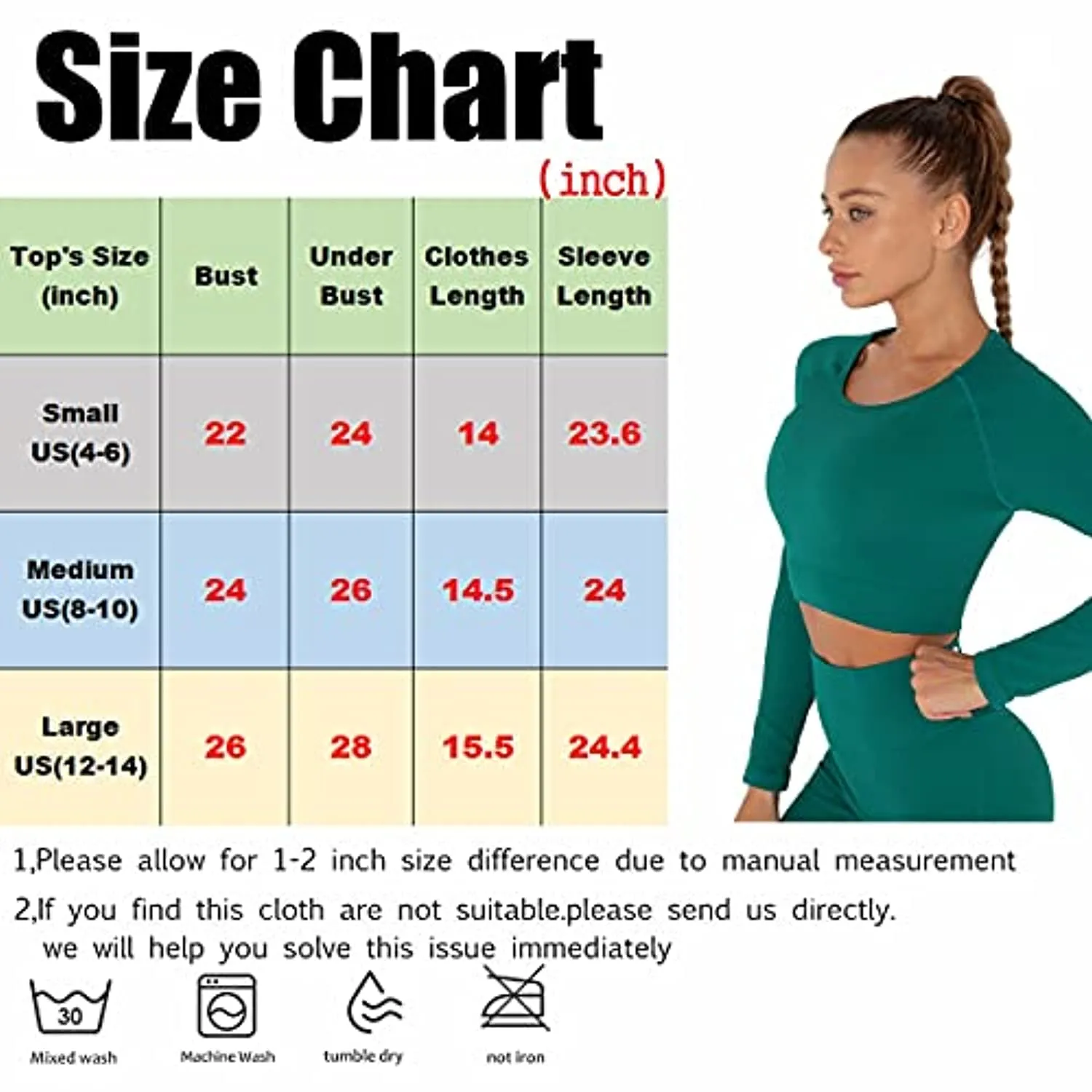 Anlun Autumn Ladies Long Sleeve Workout Outfits for Women Thick Crop Top Yoga Clothes Ribbed Seamless Fitness Suit Tracksuit