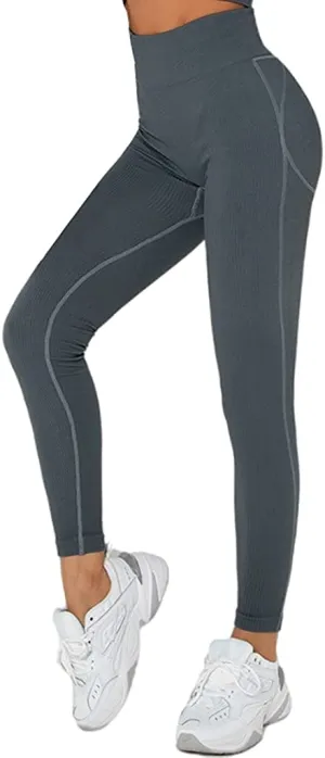Anlun Autumn Ladies Long Sleeve Workout Outfits for Women Thick Crop Top Yoga Clothes Ribbed Seamless Fitness Suit Tracksuit