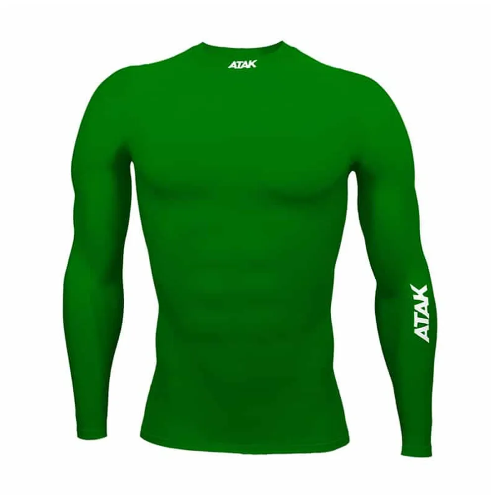 Atak Compression Top Green Junior