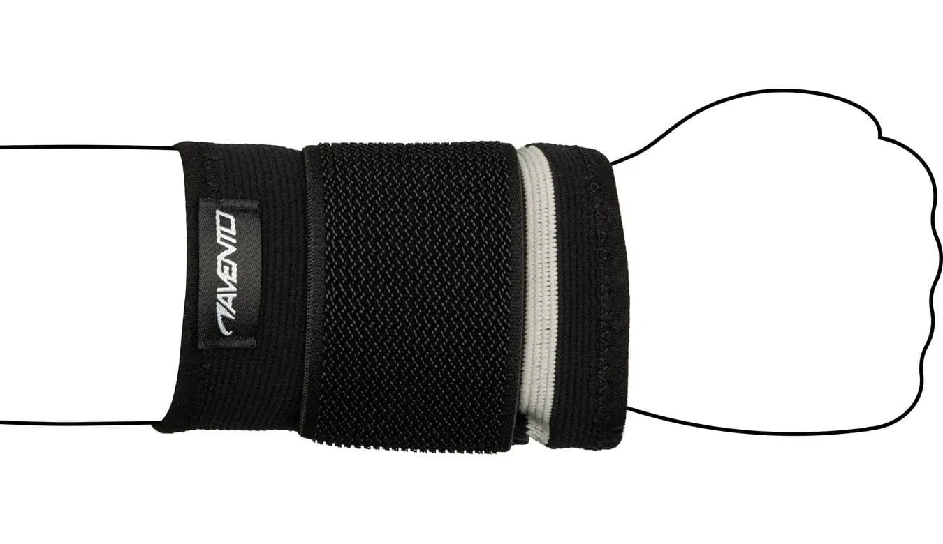 AVENTO WRIST COMPRESSION SUPPORT WITH ELASTIC STRAP