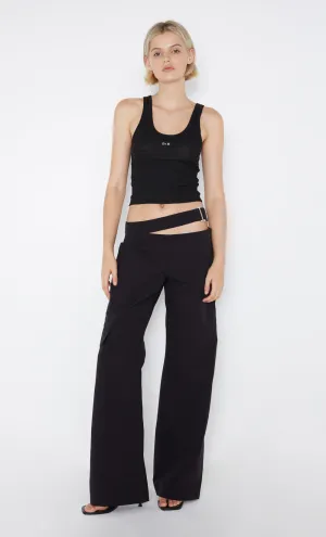 B B RIB TANK - BLACK