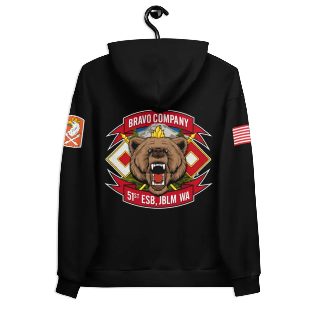 B Co, 51st ESB, 22d CSB  Core Men's Hooded Performance Sweatshirt - Y7Bu5T