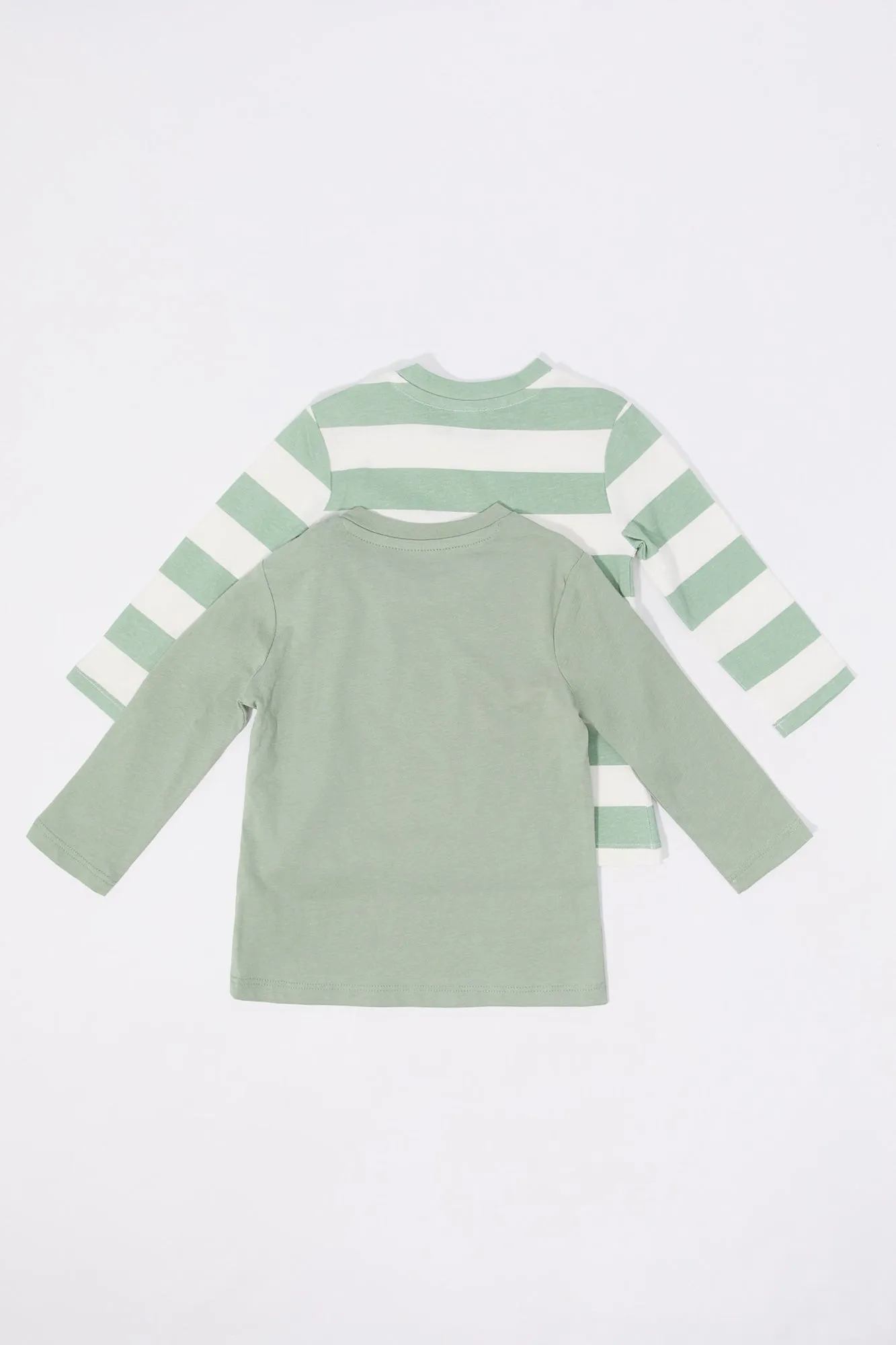 Baby Construction Graphic Long Sleeve Top (2 Pack)