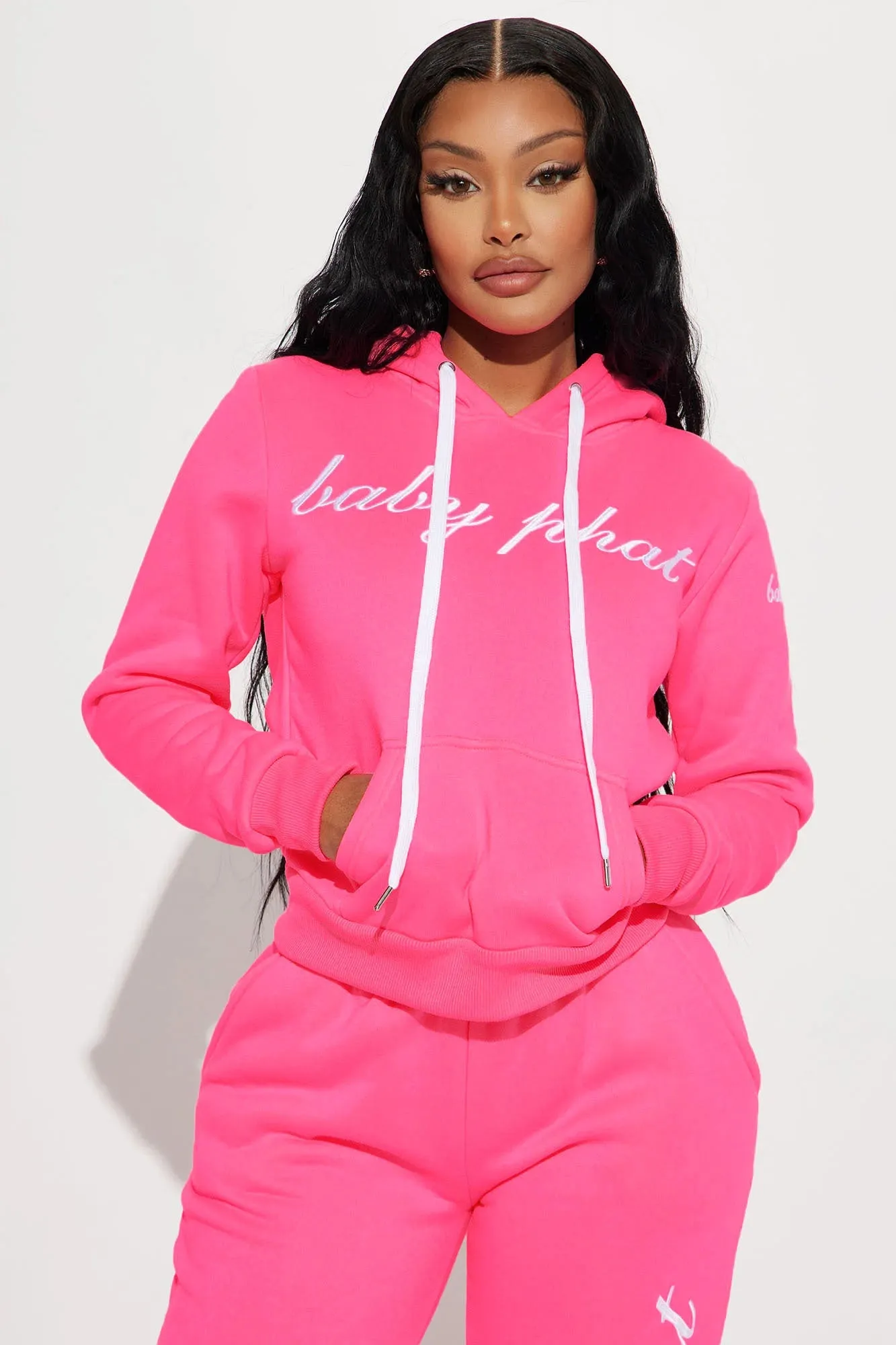 Baby Phat Hoodie - Neon Pink
