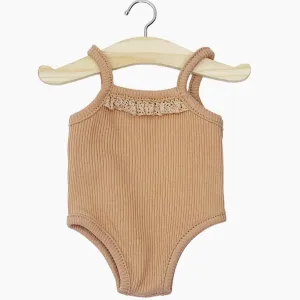 Bambinis Tank Bodysuit - Brown Sugar
