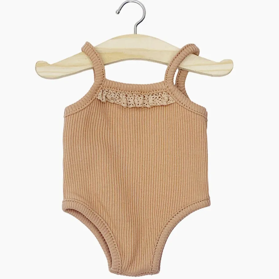 Bambinis Tank Bodysuit - Brown Sugar