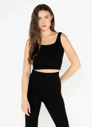 BAMBOO SQUARE NECK TANK