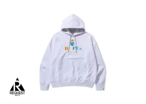 BAPE Embroidery Loose Fit Pullover Hoodie "Grey"
