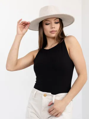 Basic Double Lined Boat Neck Tank