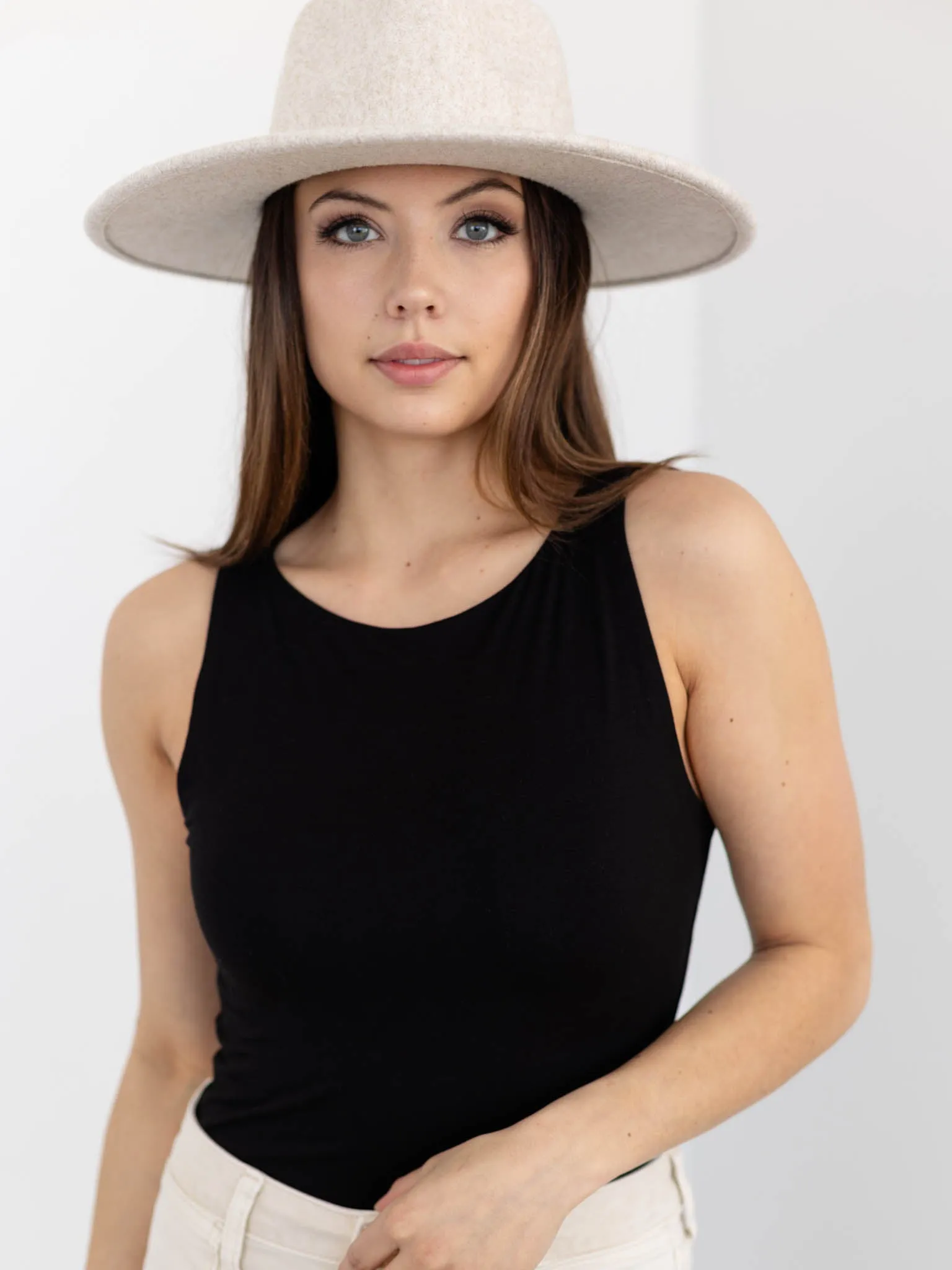 Basic Double Lined Boat Neck Tank