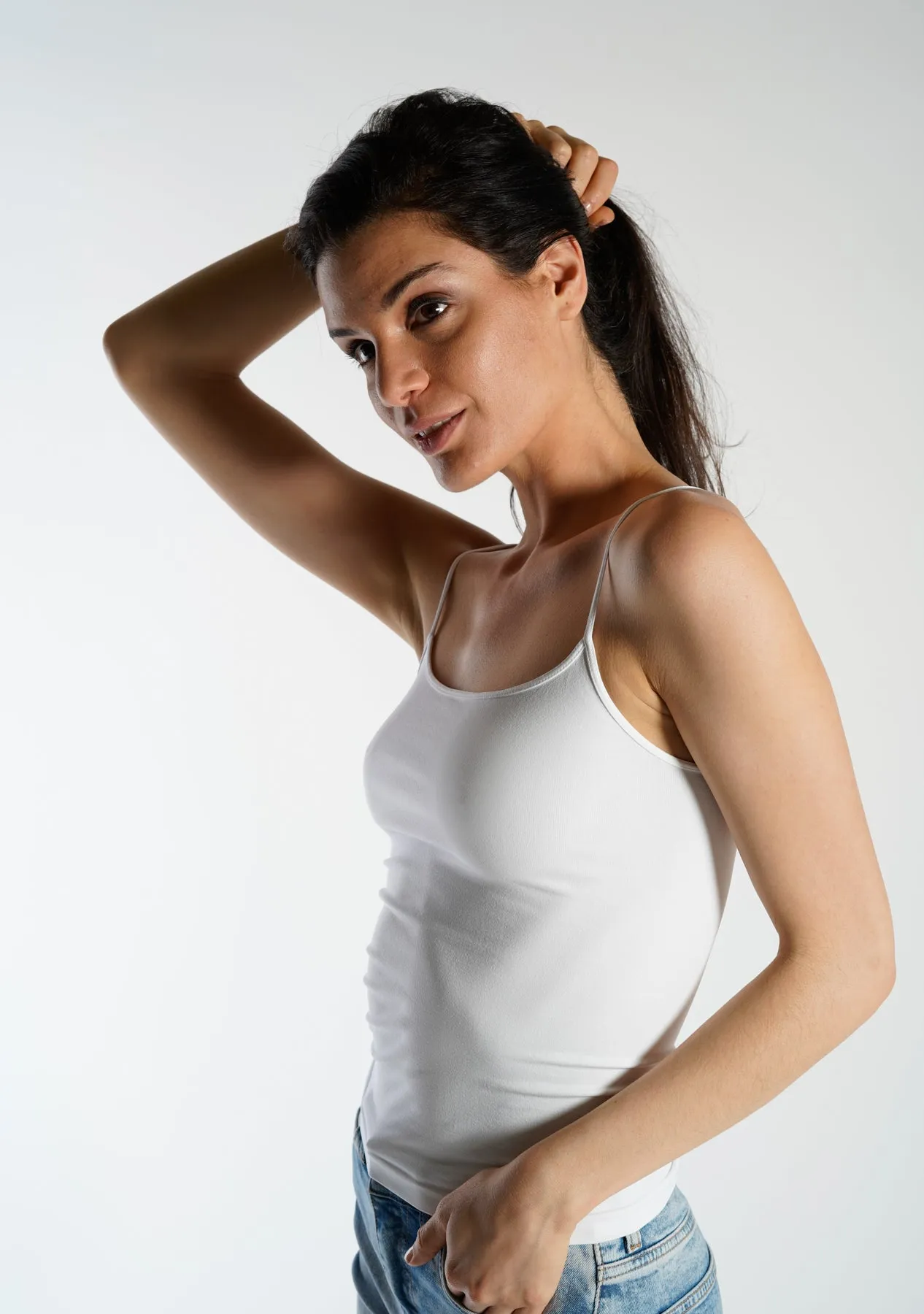 Basic Short Cami Tank Top