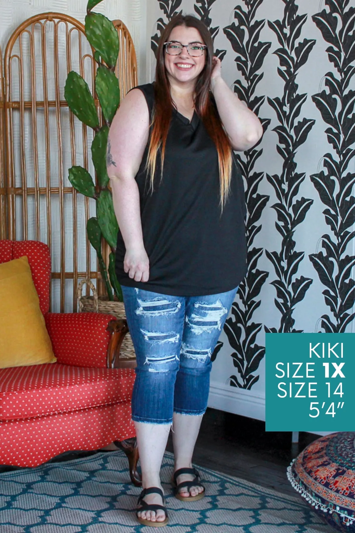 Basic Straight Tank, Black