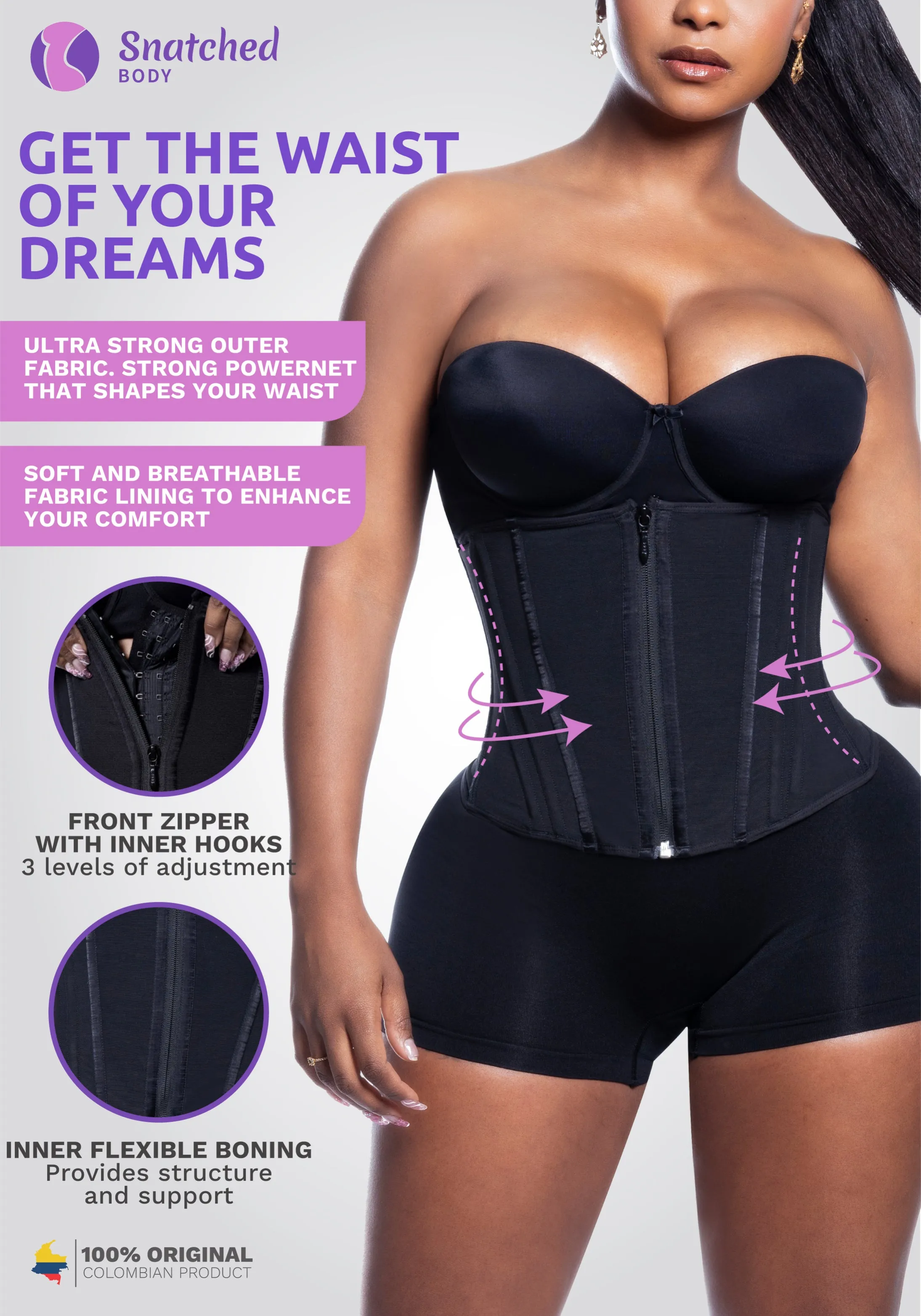 BBL & Lipo |  Stage 4 Faja Waist Cincher | Hourglass