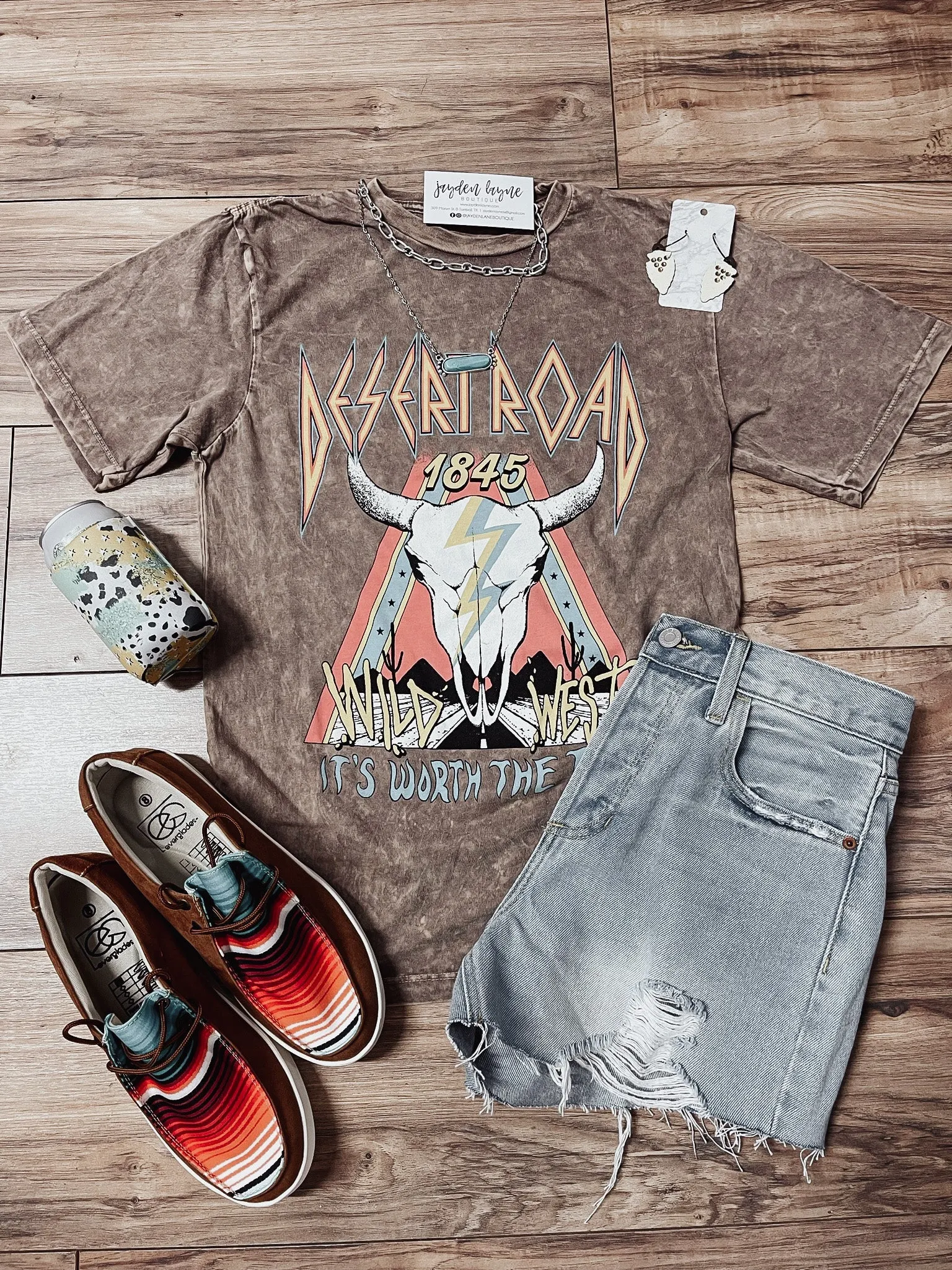 Black Desert Road Mineral Graphic Tee