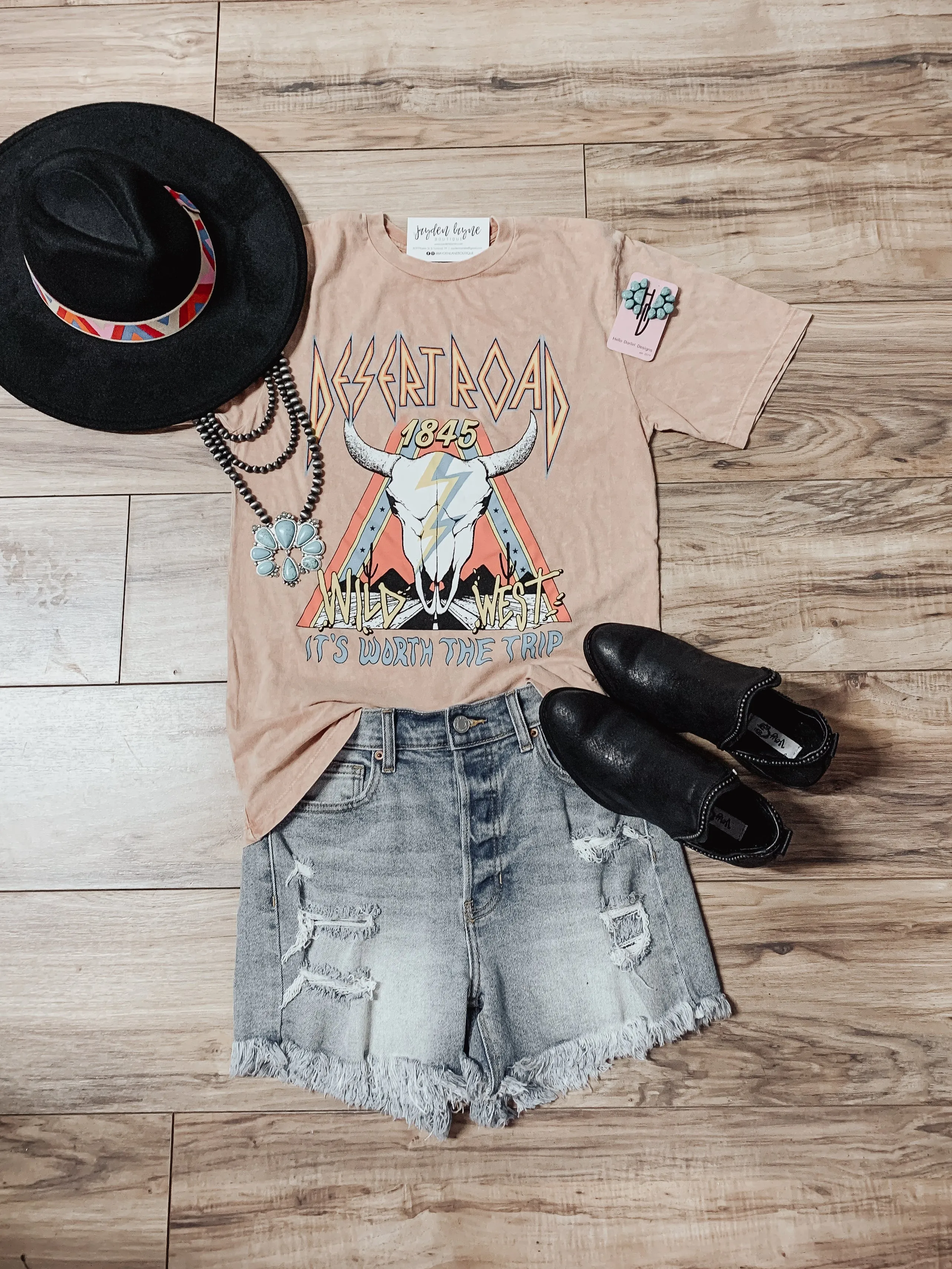 Black Desert Road Mineral Graphic Tee
