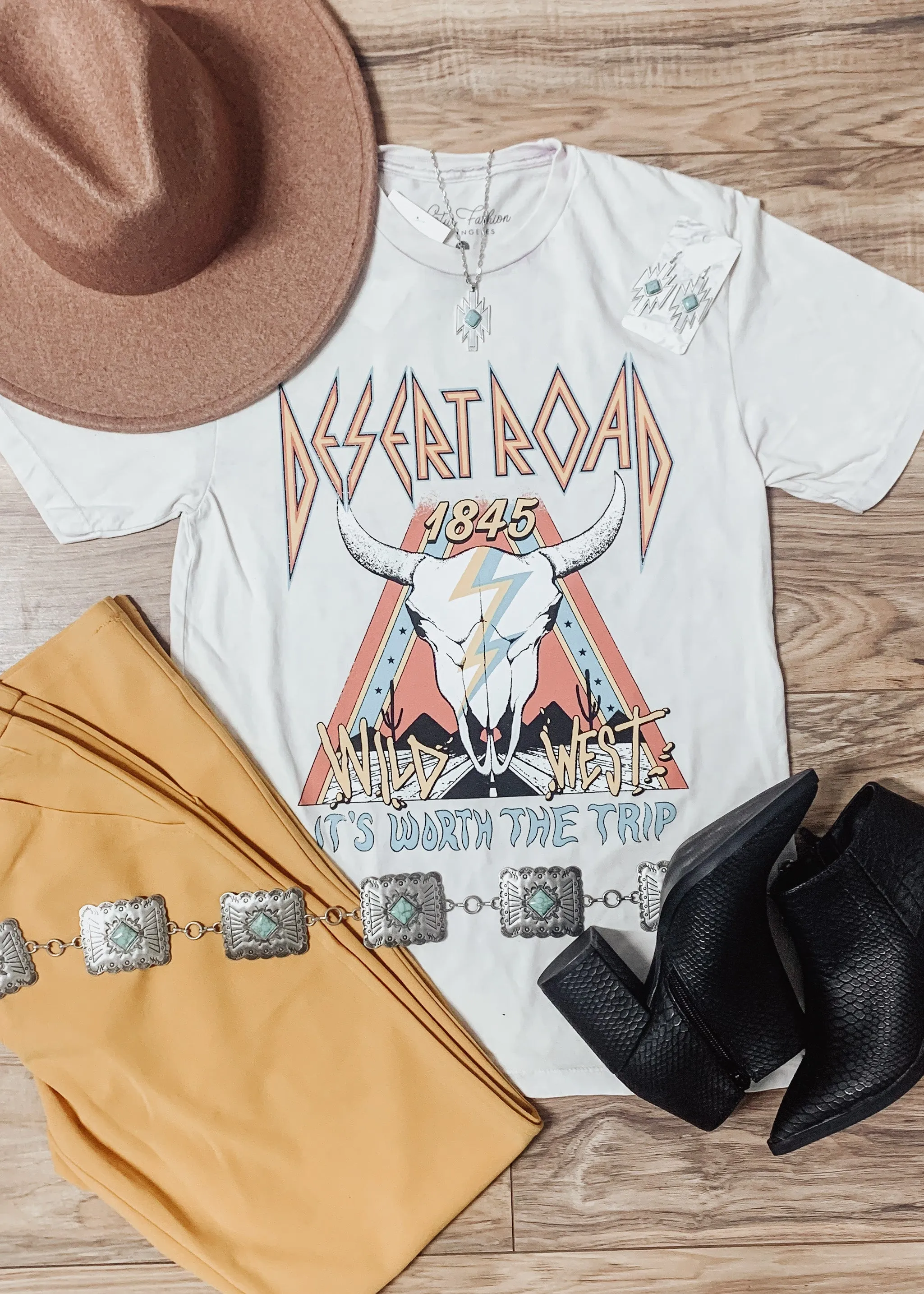 Black Desert Road Mineral Graphic Tee