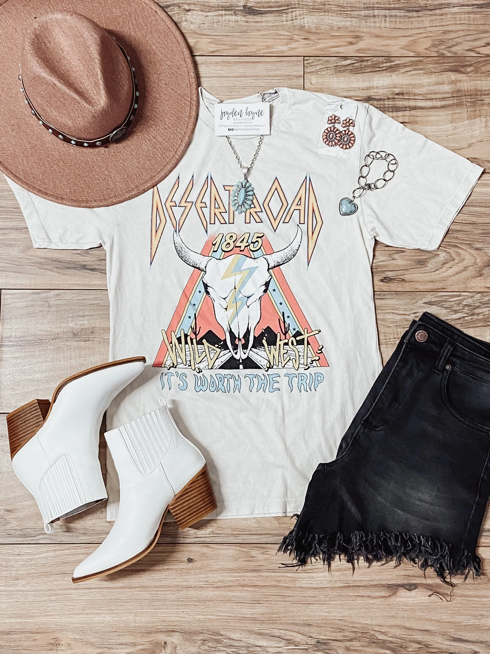 Black Desert Road Mineral Graphic Tee
