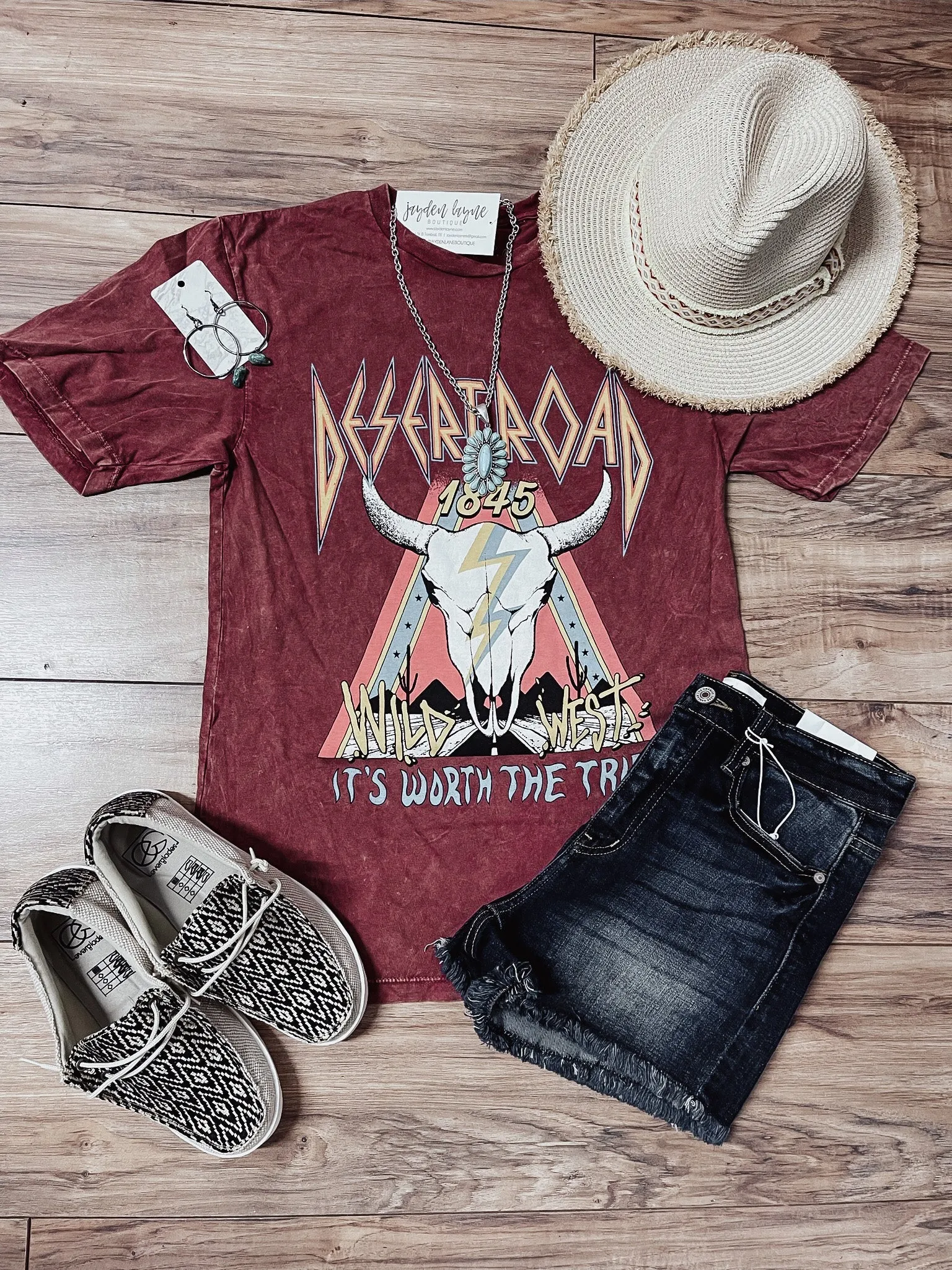 Black Desert Road Mineral Graphic Tee