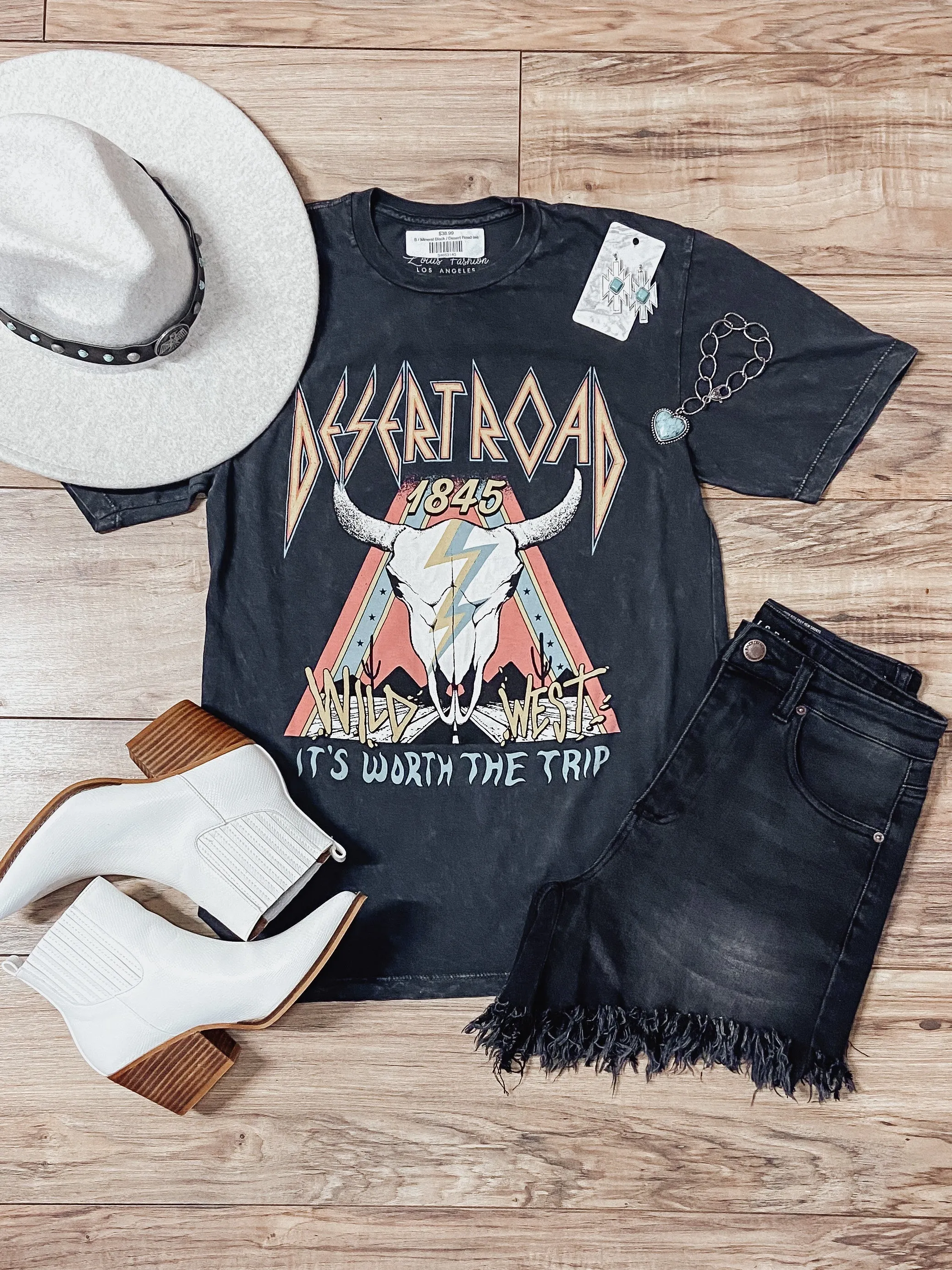 Black Desert Road Mineral Graphic Tee