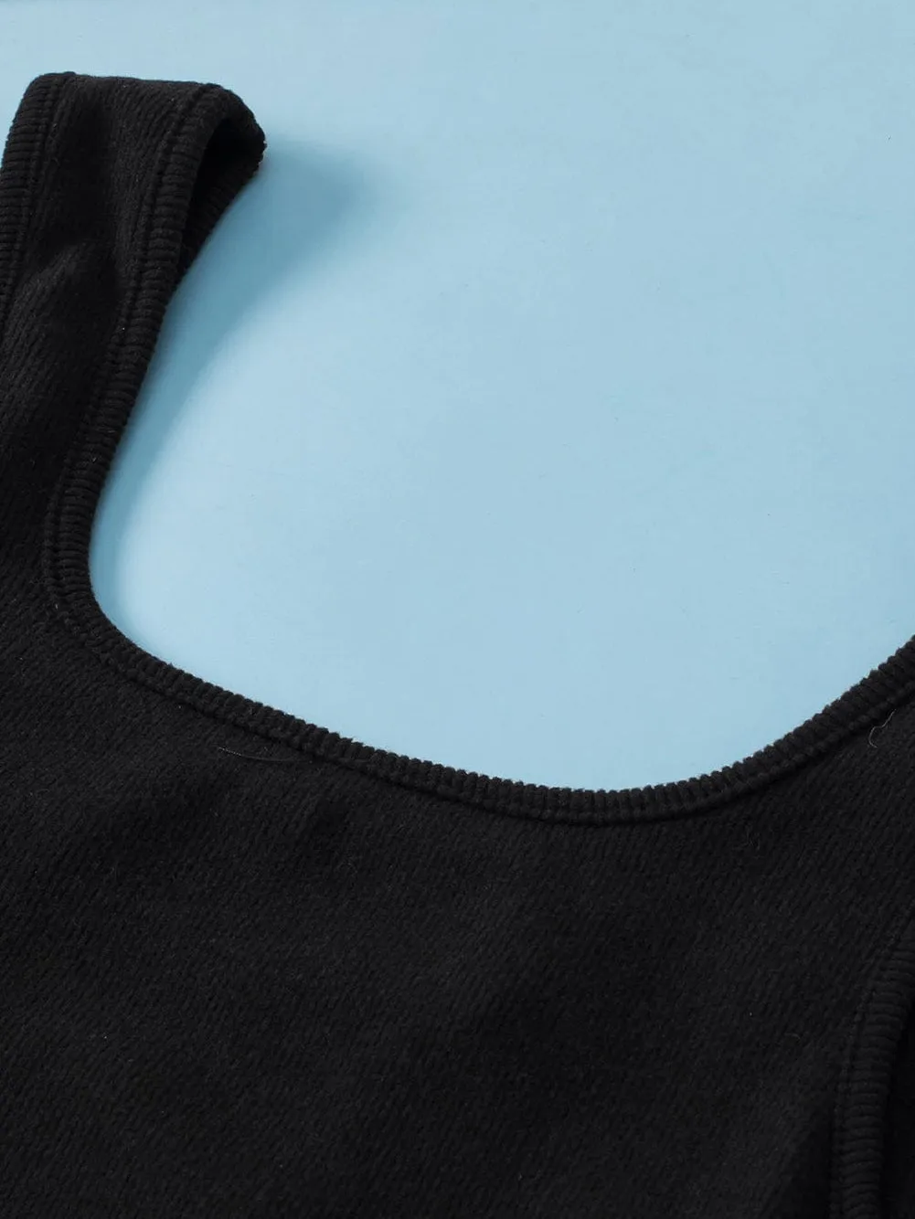 Black Pearl Embellished Tank Top From MsDressly