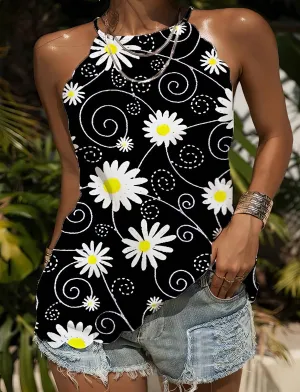Black Pearl Embellished Tank Top From MsDressly