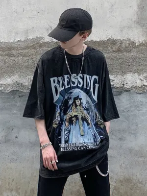 Blessing Washed Graphic T-Shirt