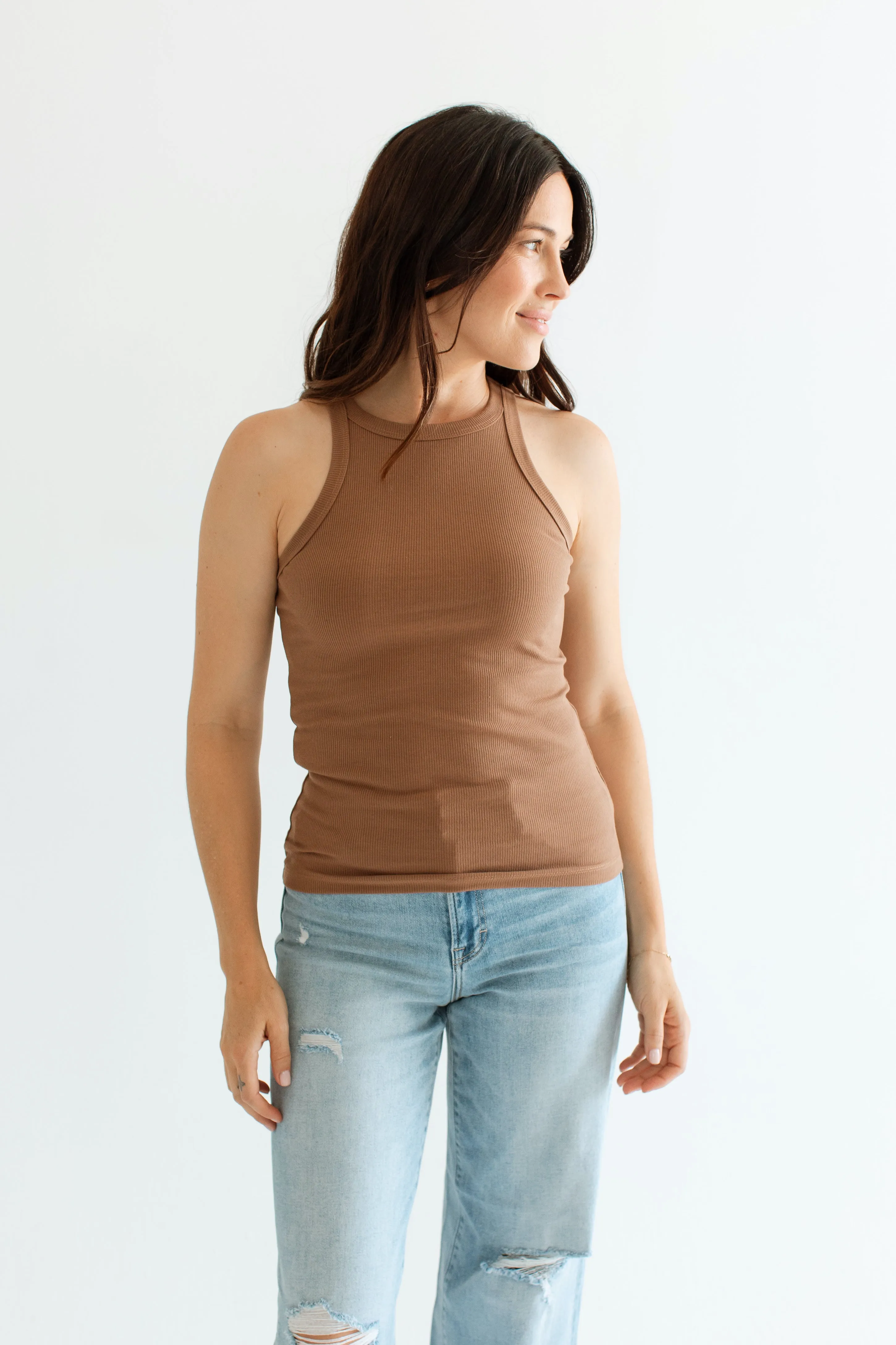 Brooke Essential Ribbed Tank