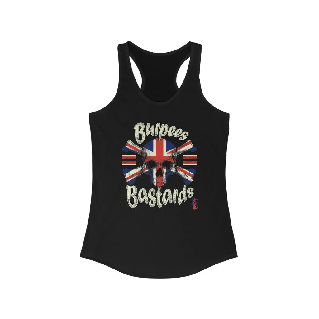 Burpees = Bastards - Womens Racerback Tank Tops