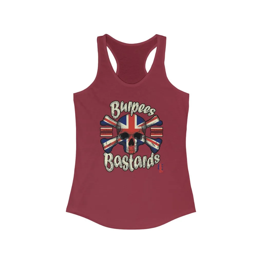 Burpees = Bastards - Womens Racerback Tank Tops