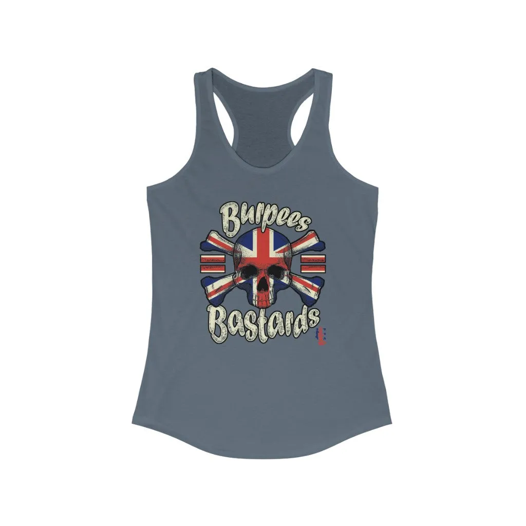 Burpees = Bastards - Womens Racerback Tank Tops