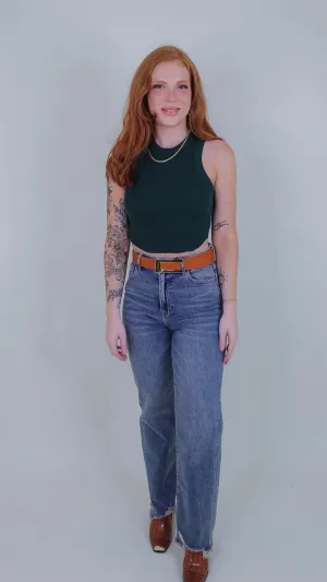 Callie Crop Top - Green