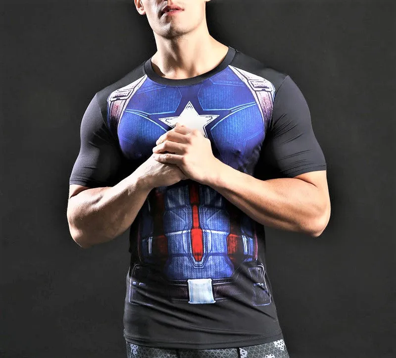 CAPTAIN AMERICA Gym T-Shirt