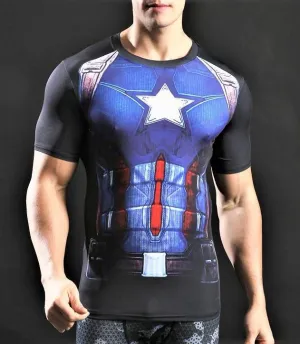 CAPTAIN AMERICA Gym T-Shirt