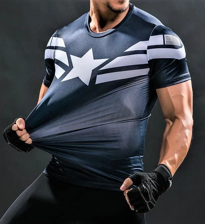 CAPTAIN AMERICA Workout T-Shirt