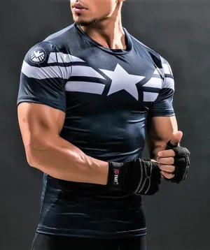 CAPTAIN AMERICA Workout T-Shirt